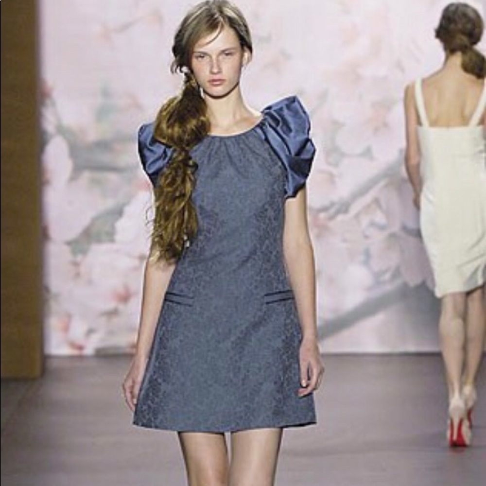 Beautiful tonal brocade cocktail dress